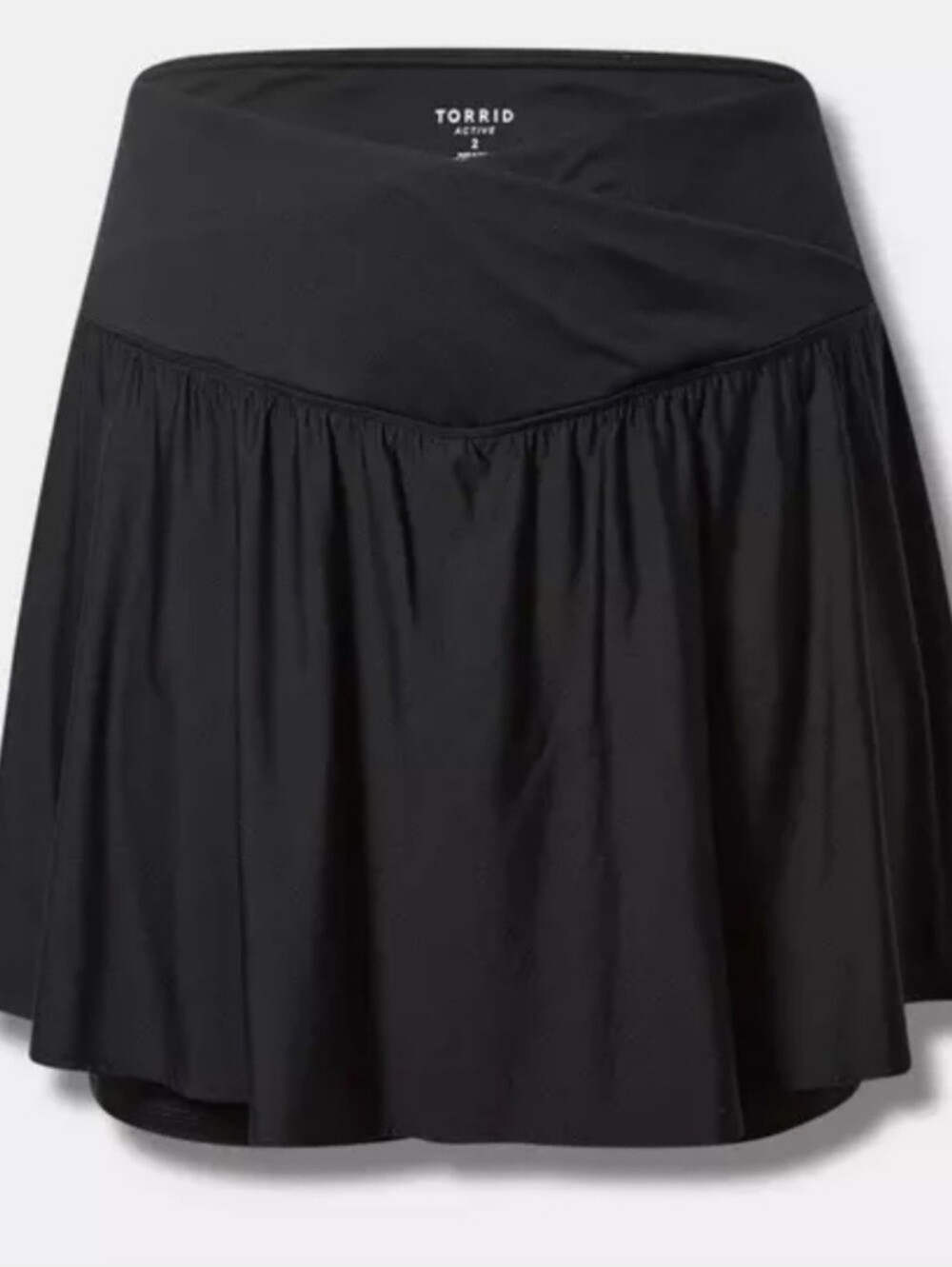 Torrid Active Black Skirt with Bike Shorts Size 3 (22/24)